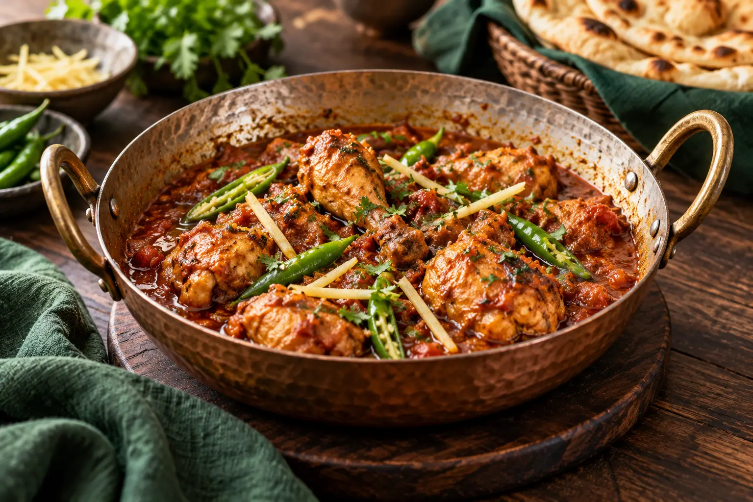 Our signature chicken karahi